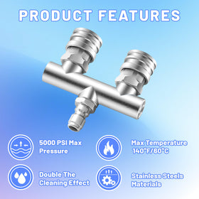 EZALOR stainless-steel nozzle body built for durability