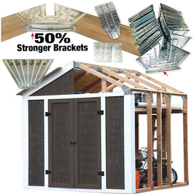 EZBUILDER EZ Miter Template included for precise cuts.