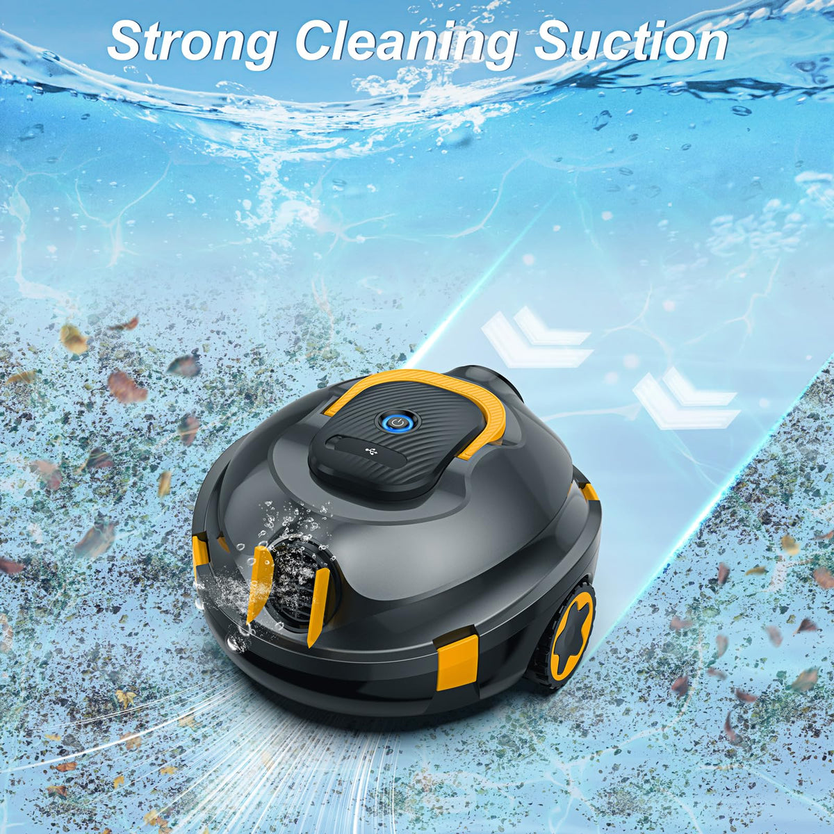 EZIOOV cleaner runs up to 150 minutes on one charge for uninterrupted cleaning.