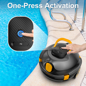EZIOOV ultra-lightweight 6.6 lb unit—easy lifting from water.