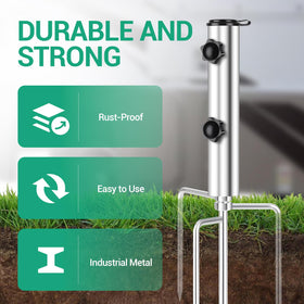 EZIRVLIFE tool-free setup for quick, tool-less installation.