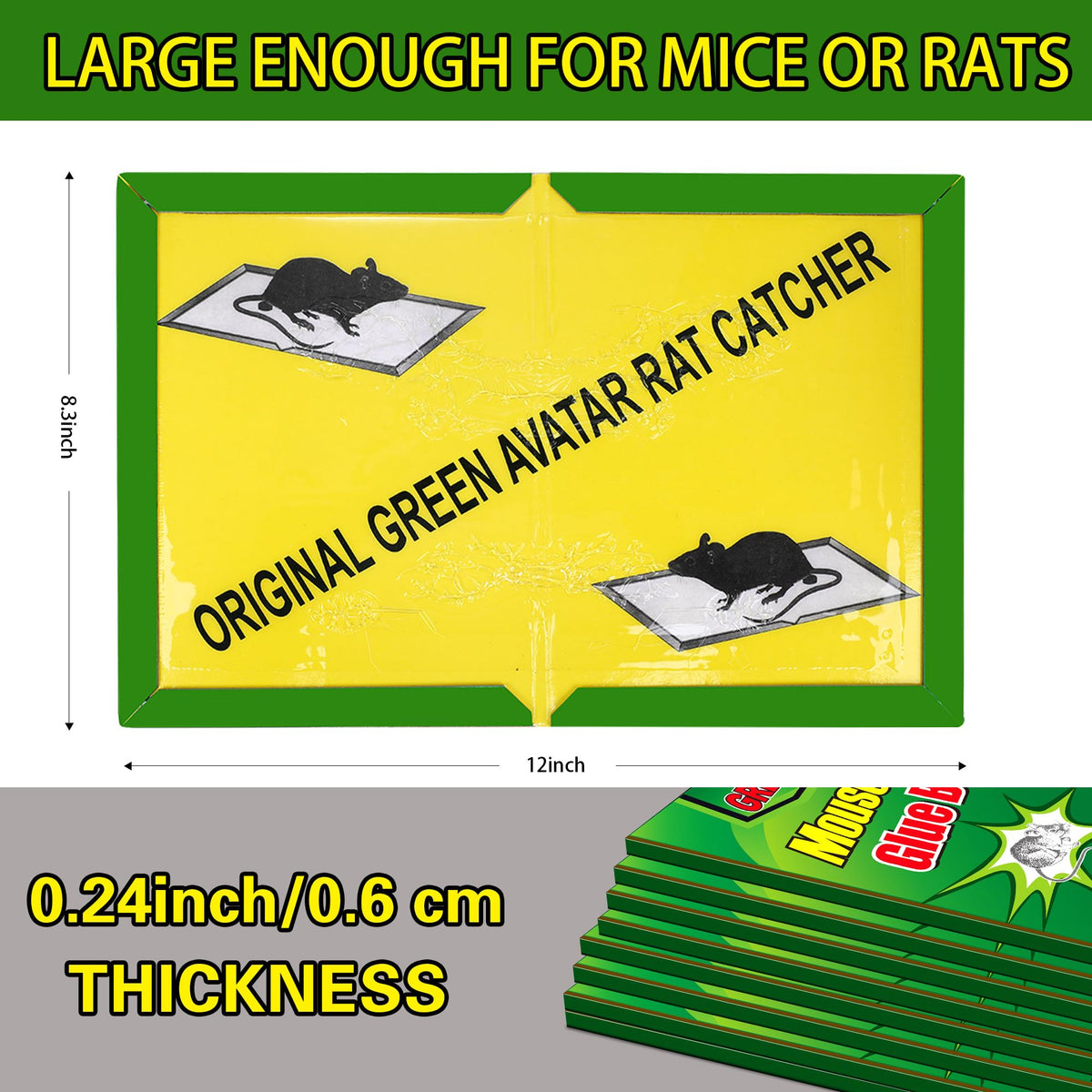Ezoon foldable sticky trap in a U shape enables versatile placement.