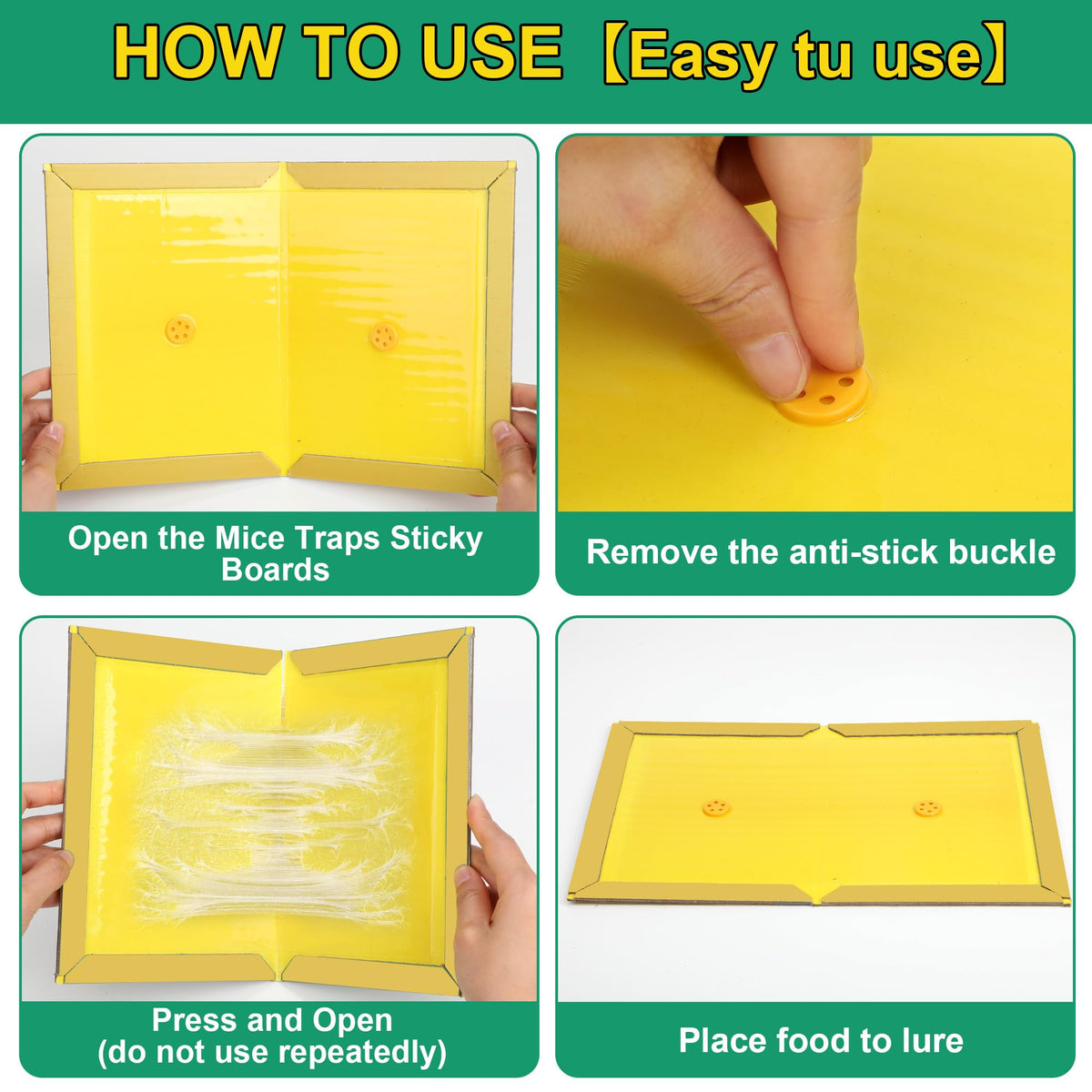Ezoon indoor-use traps discreetly catch mice in living spaces.
