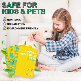 Ezoon no-touch removal feature keeps hands clean after catching pests.