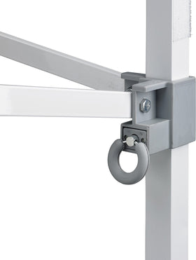 E-Z UP Vantage canopy in outdoor use; shade solution for markets and gatherings.