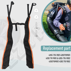 EZYPak breathable harness stays comfortable during long jobs.