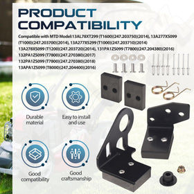 EZYPak Deck Brake Arm Kit compatibility list emphasizes broad support across brands.