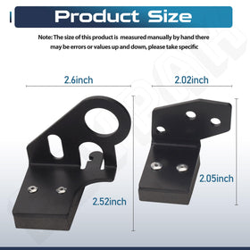 EZYPak Deck Brake Arm Kit side install demonstrates easy alignment with compatible 42-inch decks.