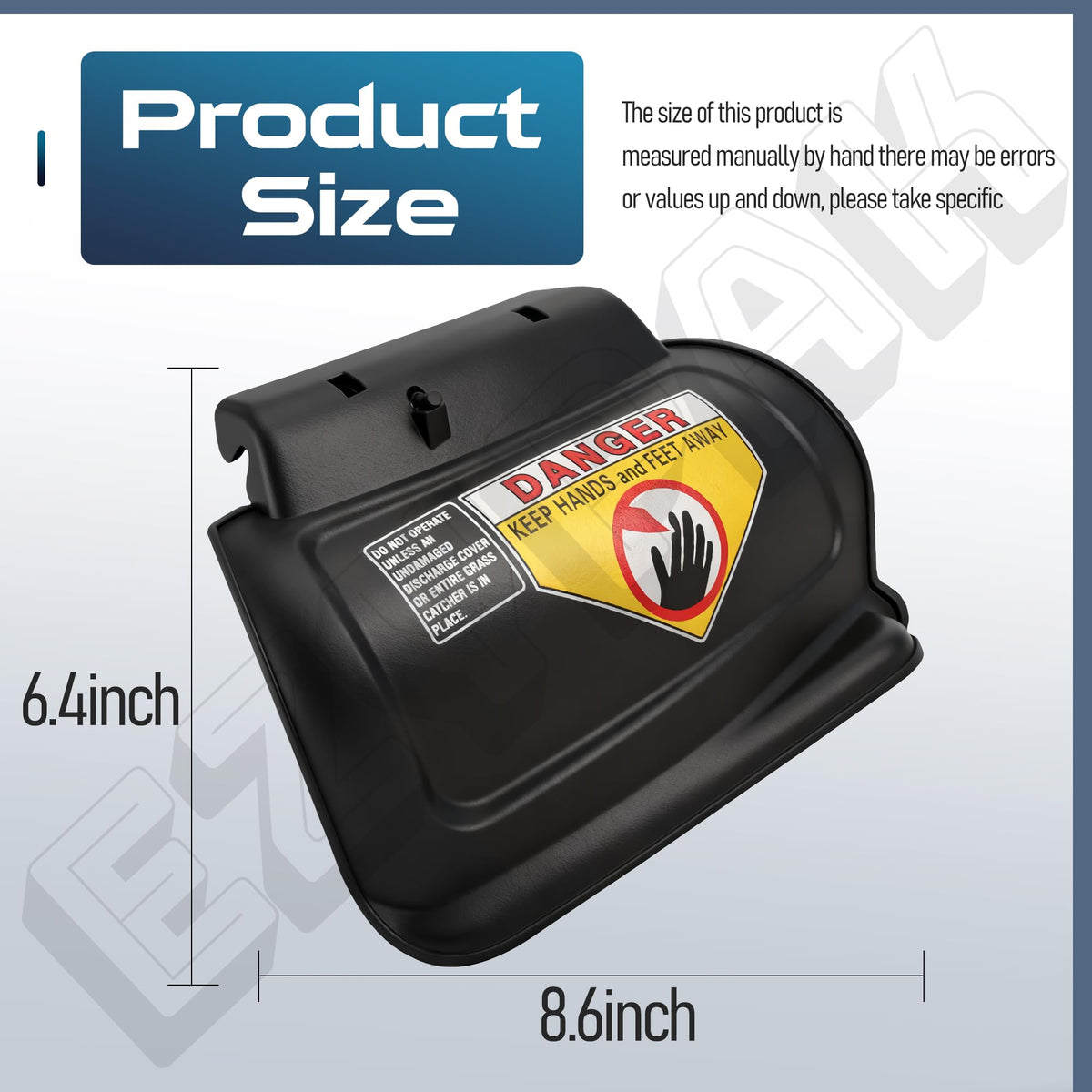 EZYPak complete installation kit includes bolt and washer