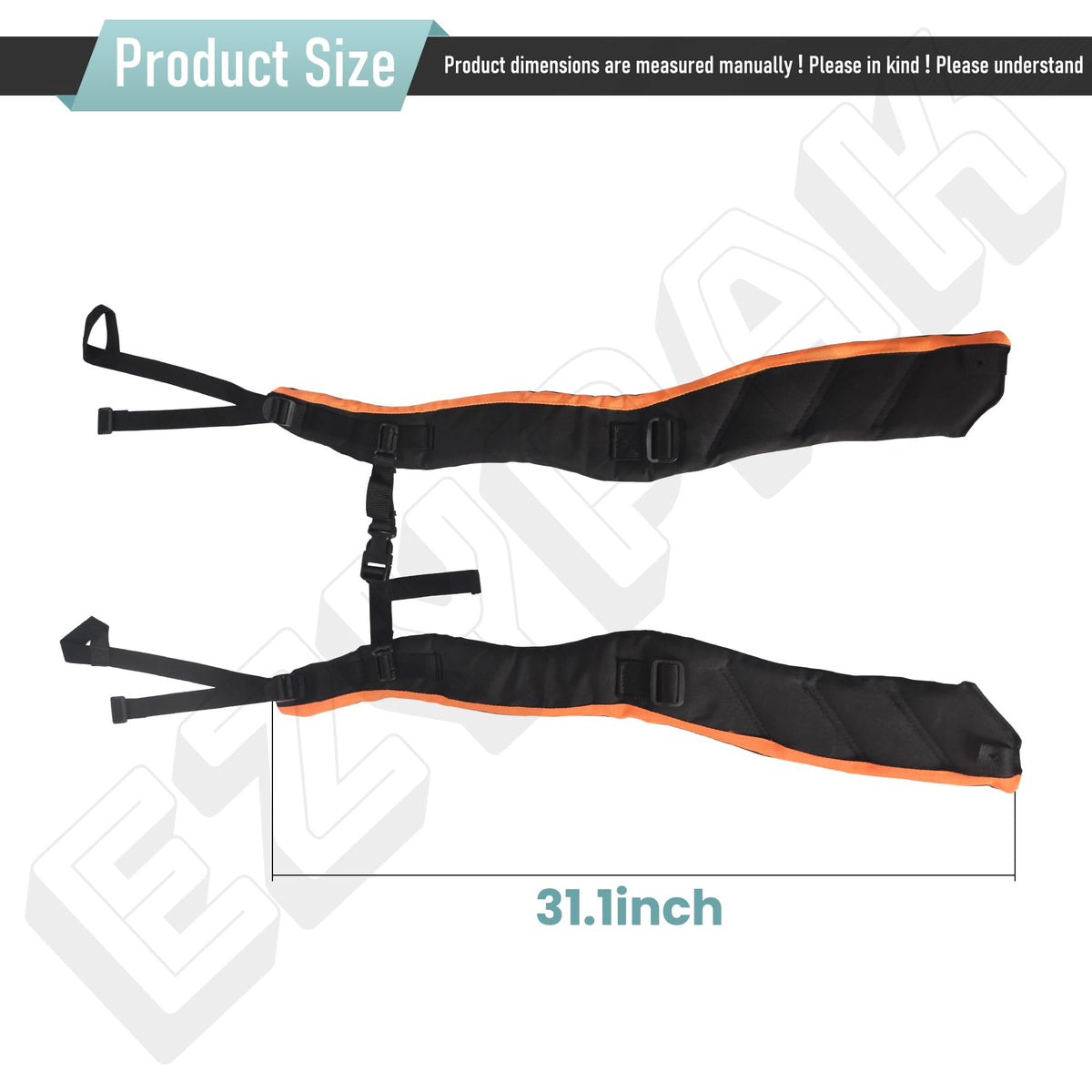 EZYPak left shoulder strap 4283-710-9002 provides balanced support.