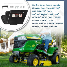 EZYPAK compatibility overview showcases Deere models supported by the chute.