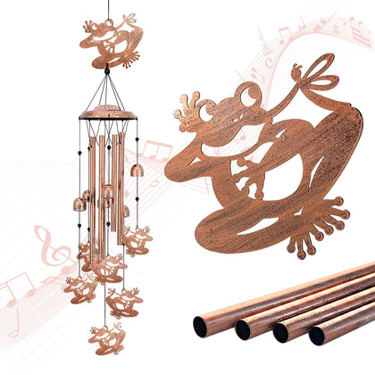 EZTZEN frog wind chime outdoor design adds playful charm to your garden decor and outdoor spaces.