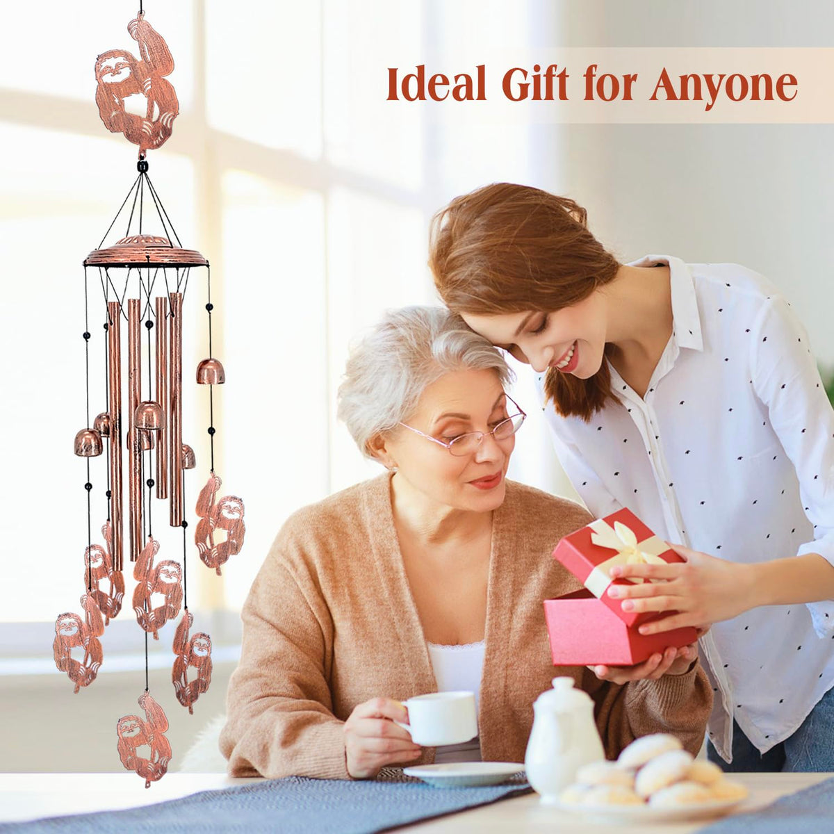 EZTZEN wind chimes indoors, decorative art and mood-softening tones