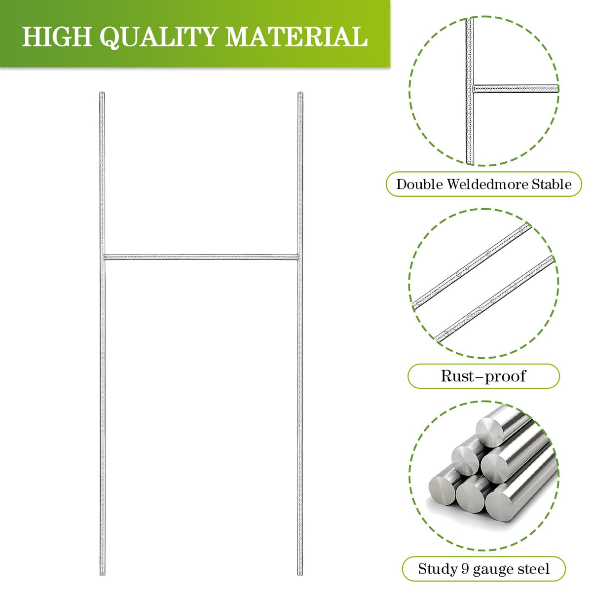 FAAYUCK welded joints reinforce stability for windy conditions.