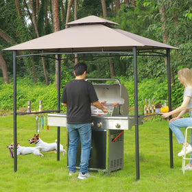 FAB BASED grill gazebo bottle opener on pole for ready beverages