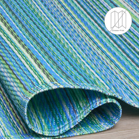 Fab Habitat Cancun GoodWeave-certified rug made from recycled plastic