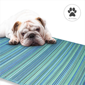 Fab Habitat Cancun weather-resistant rug withstands sun and moisture