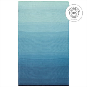 Fab Habitat crease-free rollable rug for simple storage.