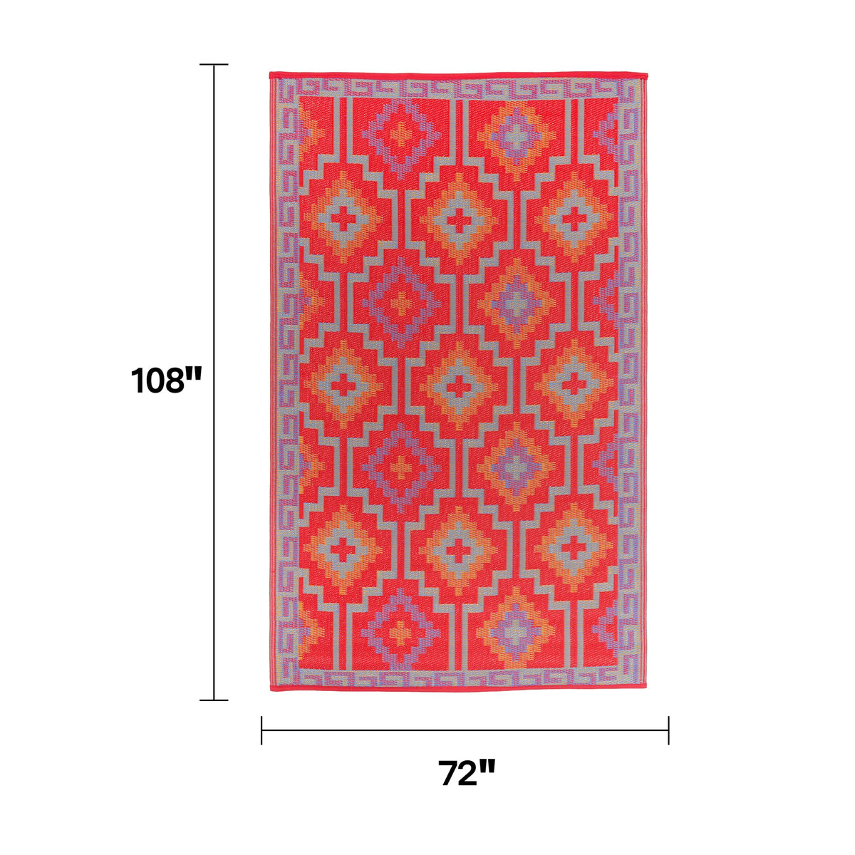 Fab Habitat outdoor rug fade resistant colors ideal for sunrooms and porches.
