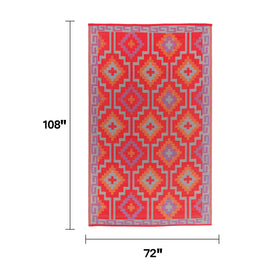 Fab Habitat outdoor rug fade resistant colors ideal for sunrooms and porches.