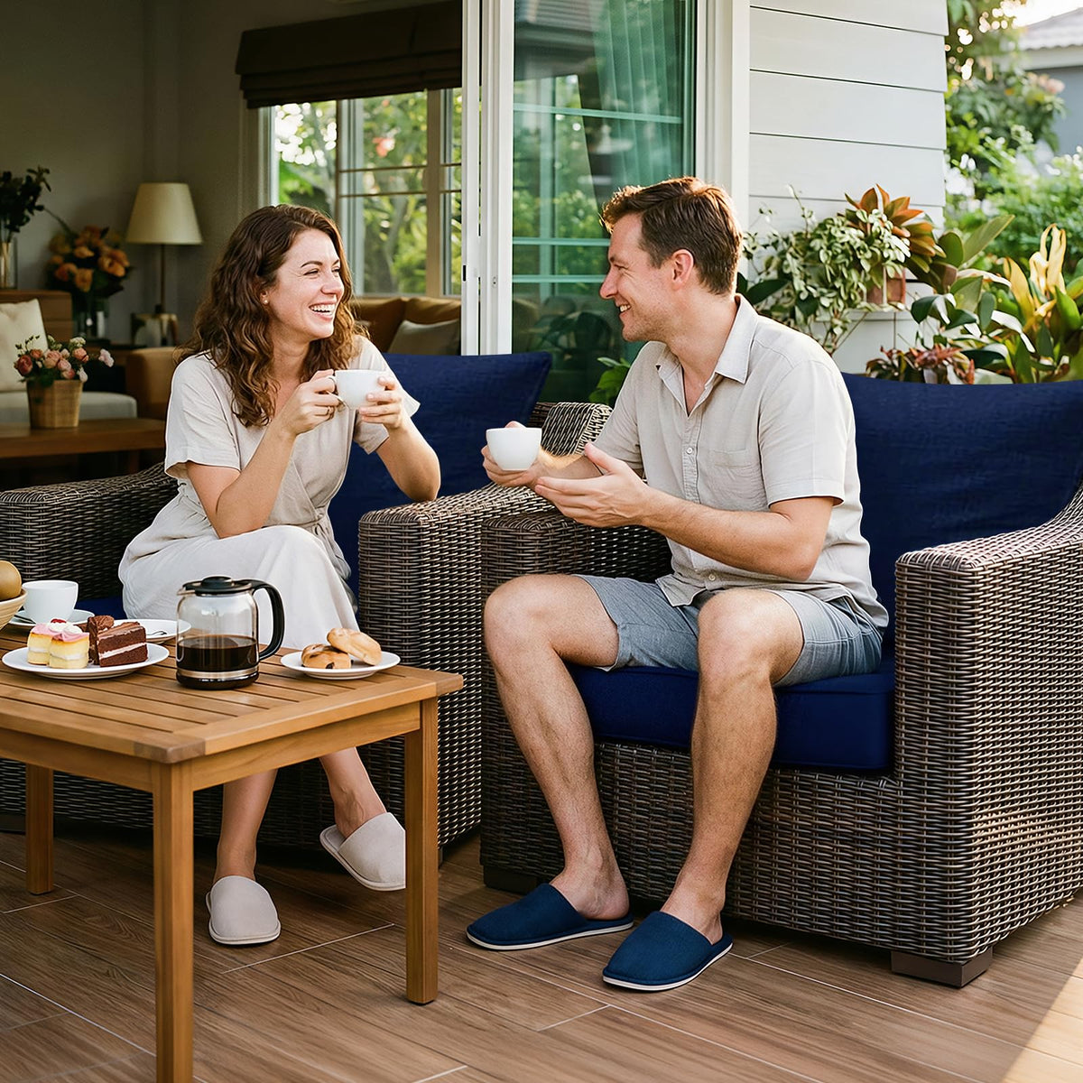 Fabuday 22x19 back pillow enhances patio seating with ergonomic support.