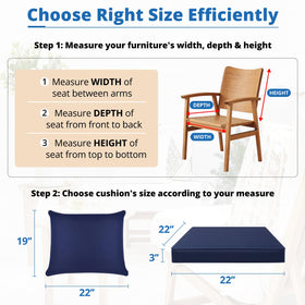 Fabuday removable cushion covers simplify cleaning and quick refreshes for outdoor use.