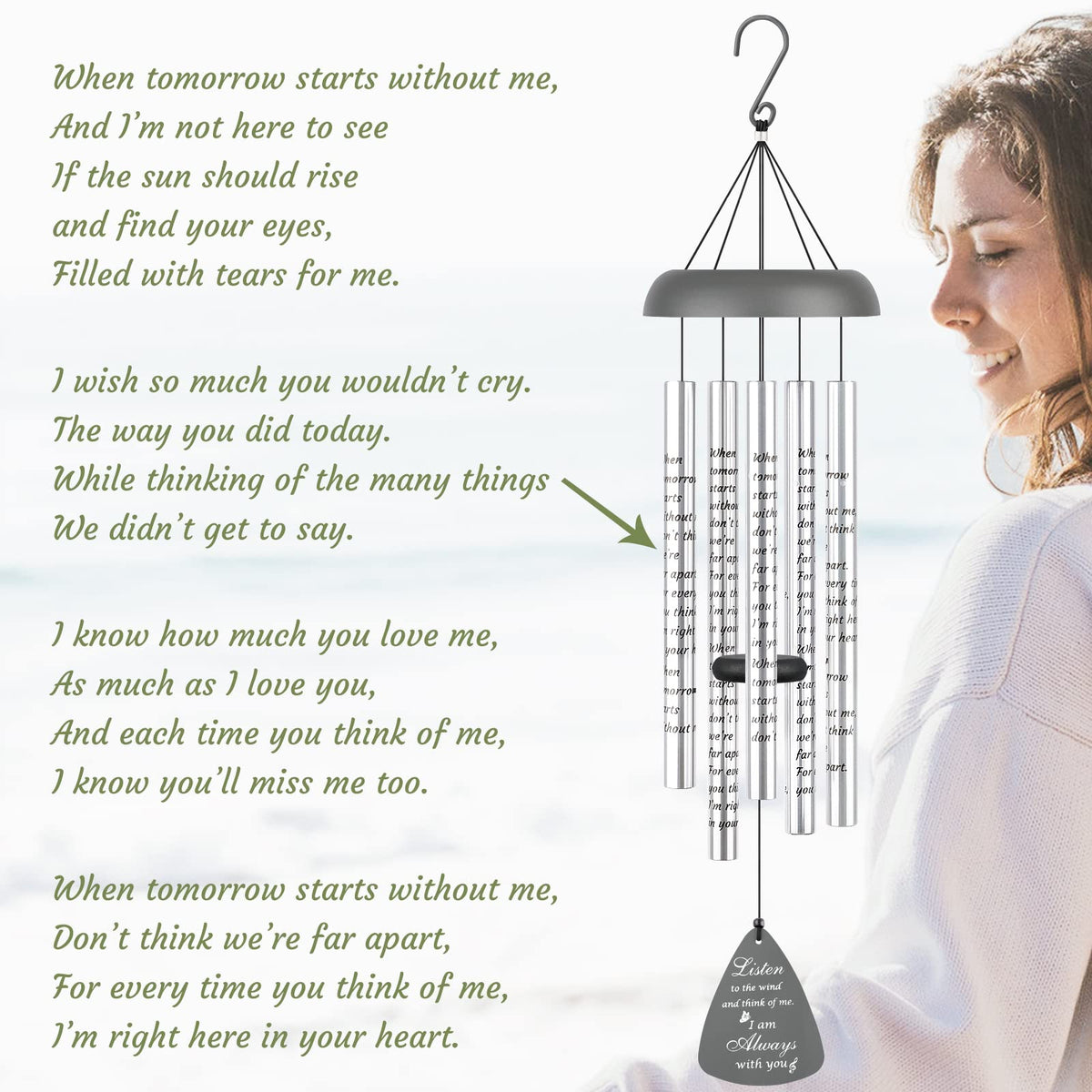 Fabuday premium aluminum wind chimes designed for outdoor durability and shine.