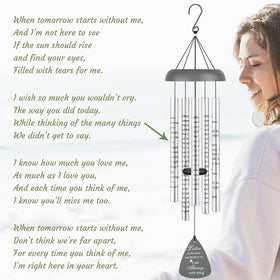 Fabuday premium aluminum wind chimes designed for outdoor durability and shine.