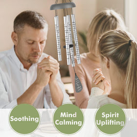 Fabuday wind chimes arrive gift-ready in an elegant box for remembrance gifting.