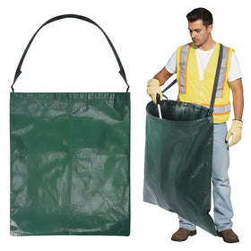 Faccito litter bag with shoulder strap shown for outdoor cleanup