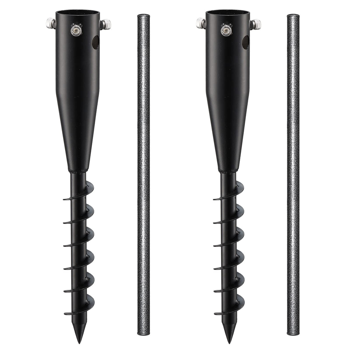 FactionGarden beach umbrella sand anchor 2-pack keeps umbrellas stable in windy sand.