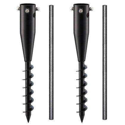 FactionGarden beach umbrella sand anchor 2-pack keeps umbrellas stable in windy sand.