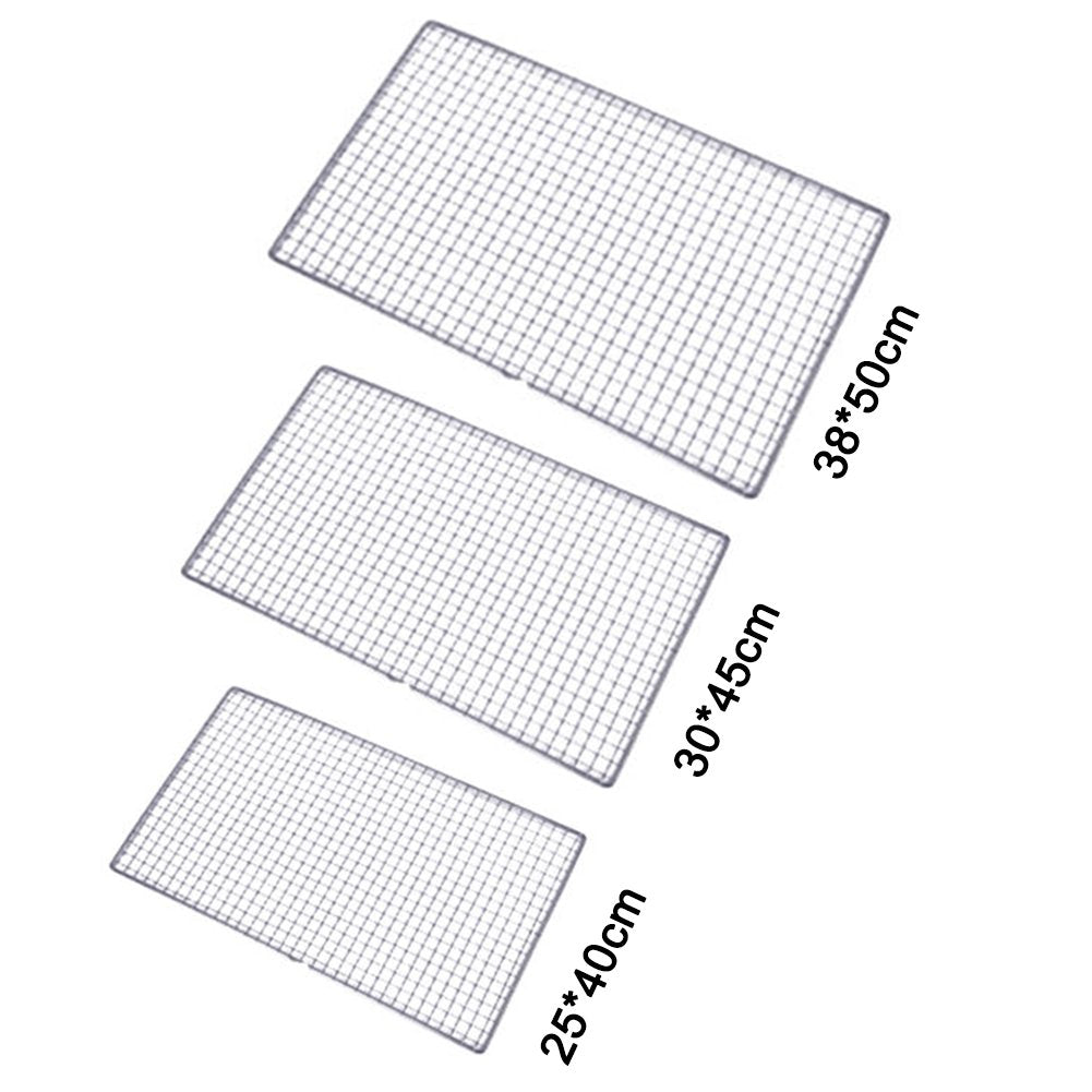Faddare grill mesh net grid promotes air flow for crisp grill marks