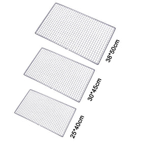 Faddare grill mesh net grid promotes air flow for crisp grill marks