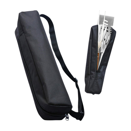 Faddare grill tool storage bag top view with spacious interior for multiple tools