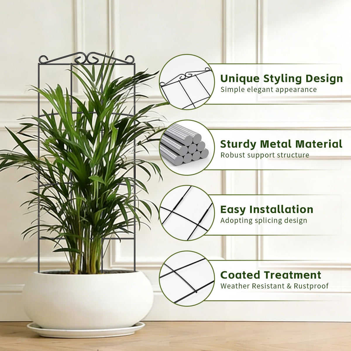 FAFTFTDY metal material resists bending and rust for long use.