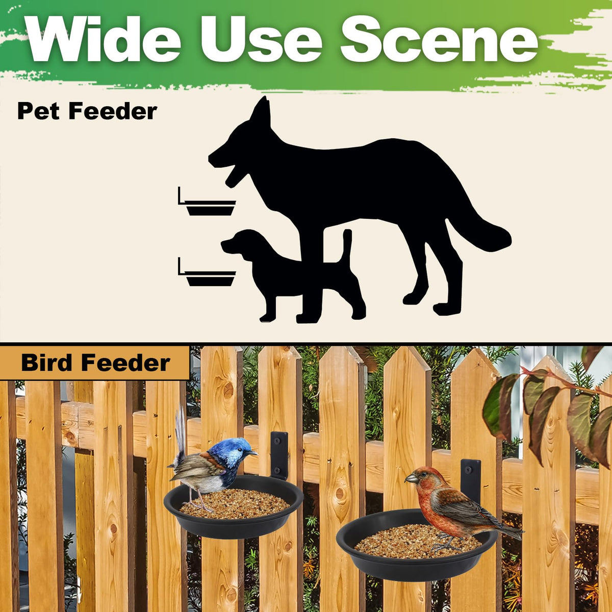 FAHAWEL outdoor tray used as a bird feeder or bath