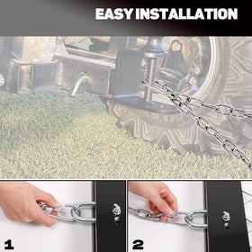 FAHKNS drag harrow compatible with ATVs UTVs and tractors for versatile use