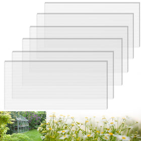 FAHKNS greenhouse panels 4x2-032in offer clear light and durable garden protection