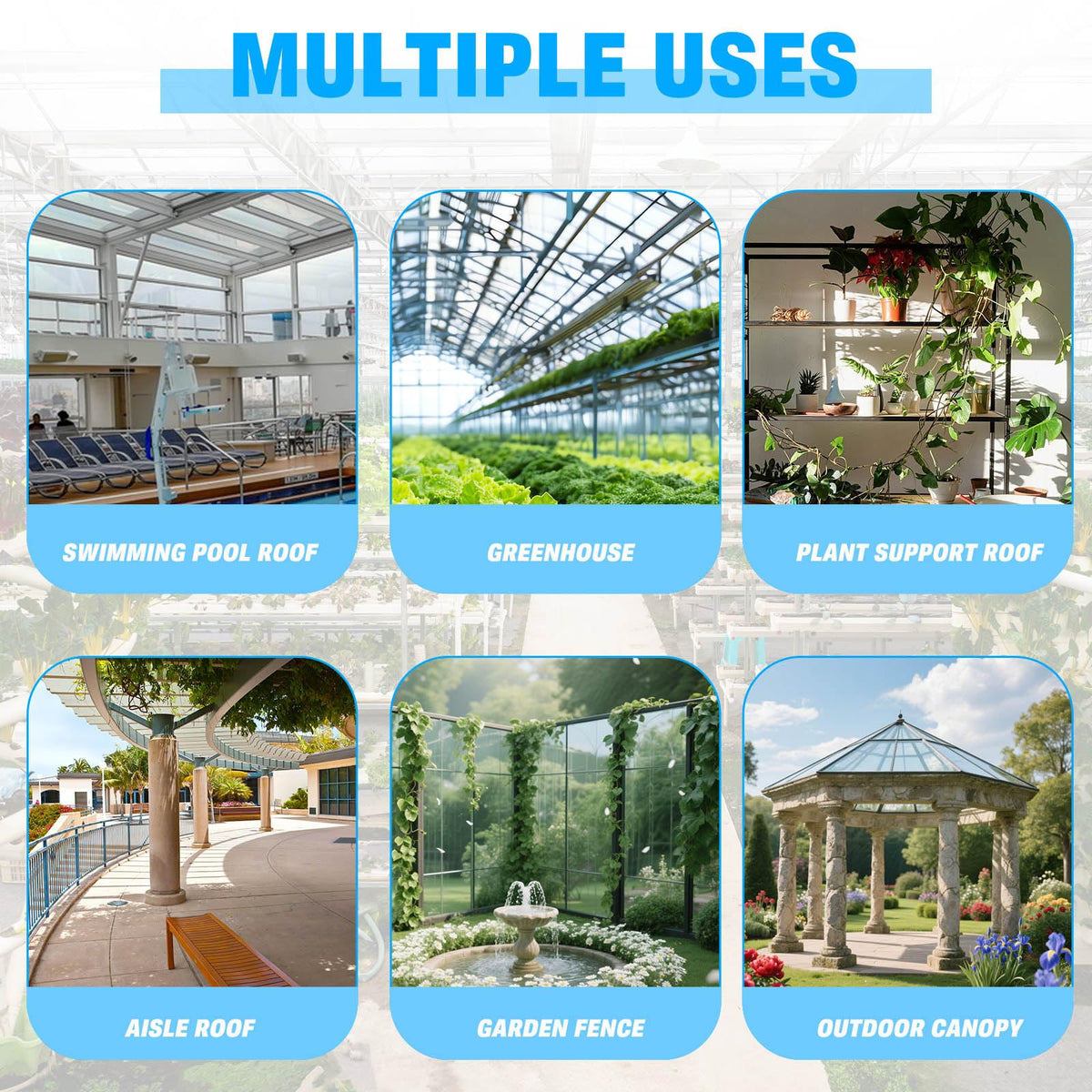 FAHKNS thermal-insulation panels support all-season climates for stable plant growth.