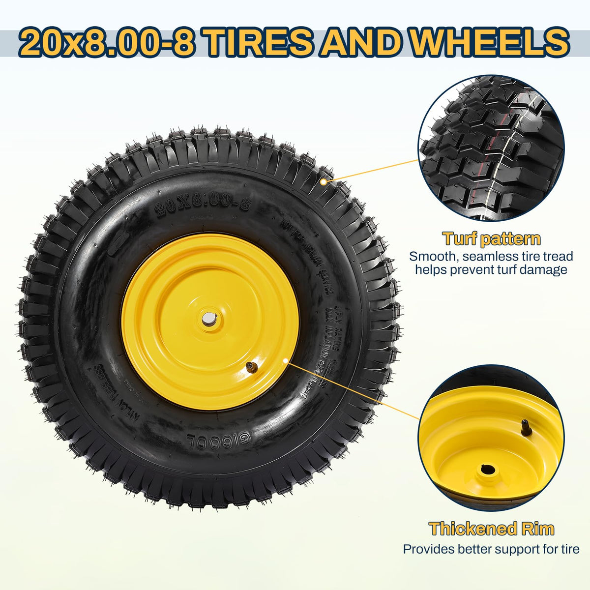 FAHKNS offset hub 3-5in improves mower alignment.