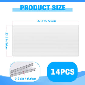 FAHKNS twin-wall polycarbonate panels shield plants with UV protection and clarity.