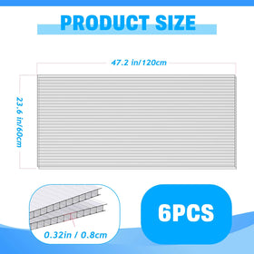 FAHKNS UV 80% light transmission supports vibrant plant growth in bright spaces