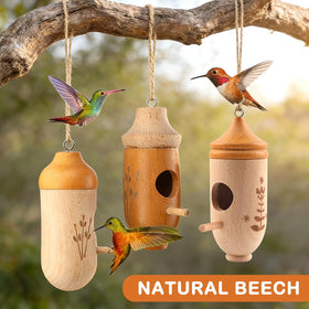 FaHuoJiuKa hummingbird house gift packaging suited for bird lovers and gardeners.