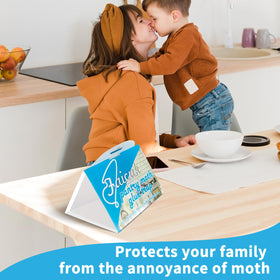 Faicuk traps use non-toxic materials with natural pheromones for safe home use