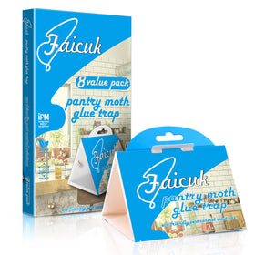 Faicuk Pantry Moth Traps with pheromone attractant lure for odorless pest control in kitchens