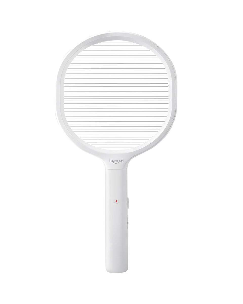 Faicuk single-layer grid electric fly swatter front view for quick bug control.