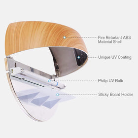 Faicuk WS108 interior with glue boards actively traps pests inside.