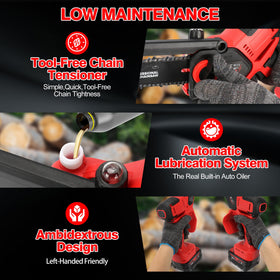 FaiMala front chain brake system provides immediate safety.