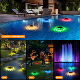 FAINSLIGO outdoor-use pool light suitable for inground or above-ground pools